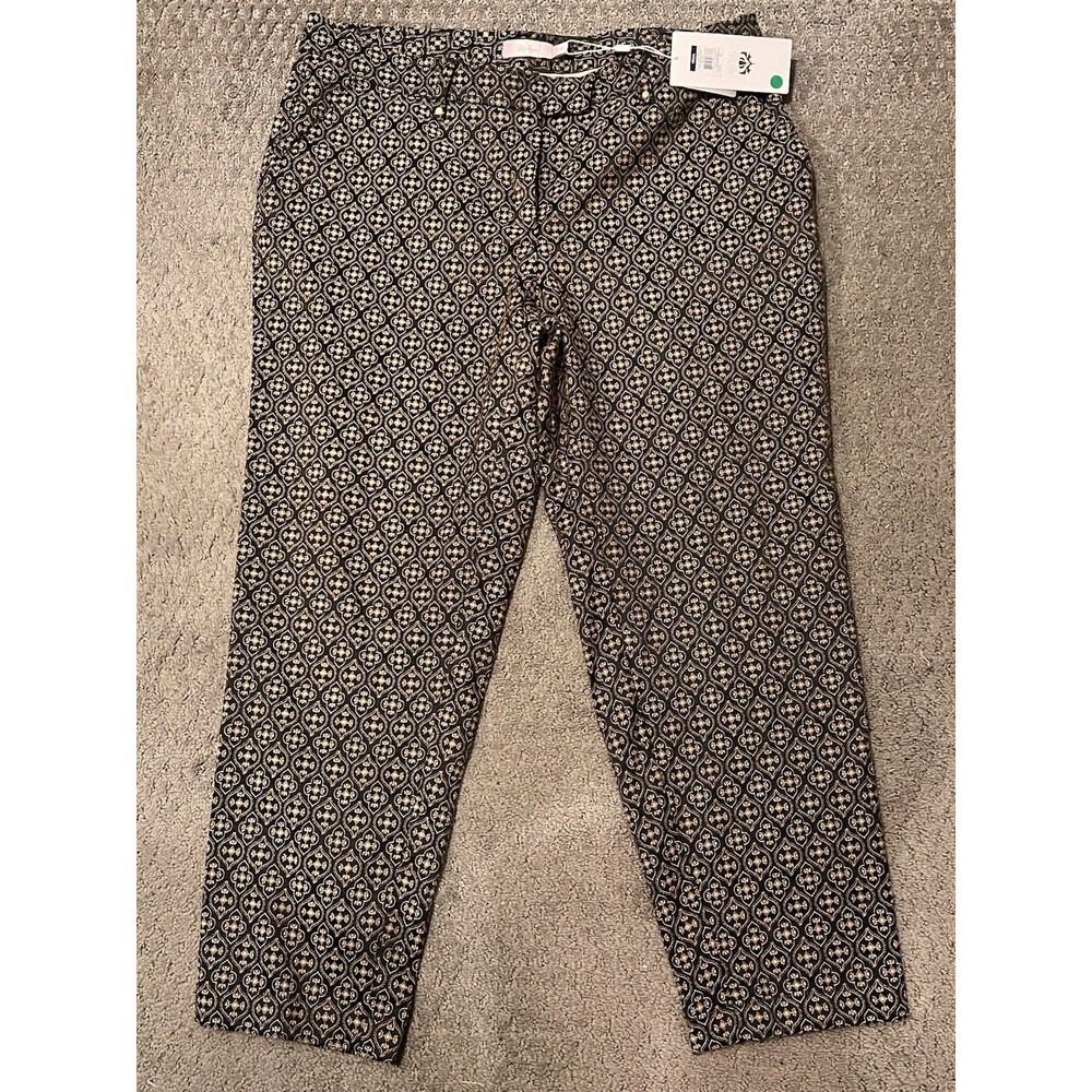Lady  Hagen NEW Regal PatternTraditional Ankle Women’s Sz 12 Golf Pants NWT